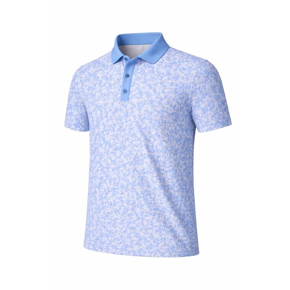 Elite Sky Floral Polo